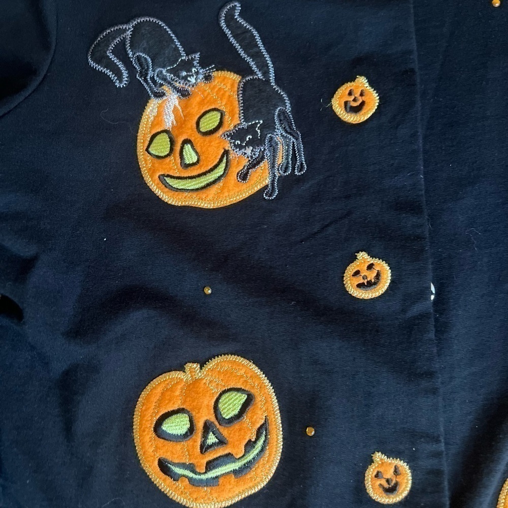 โถ๏ธ Onque โ๏ธ Halloween Black Cat Cardigan / Top ๐. Small - Picture 16 of 17